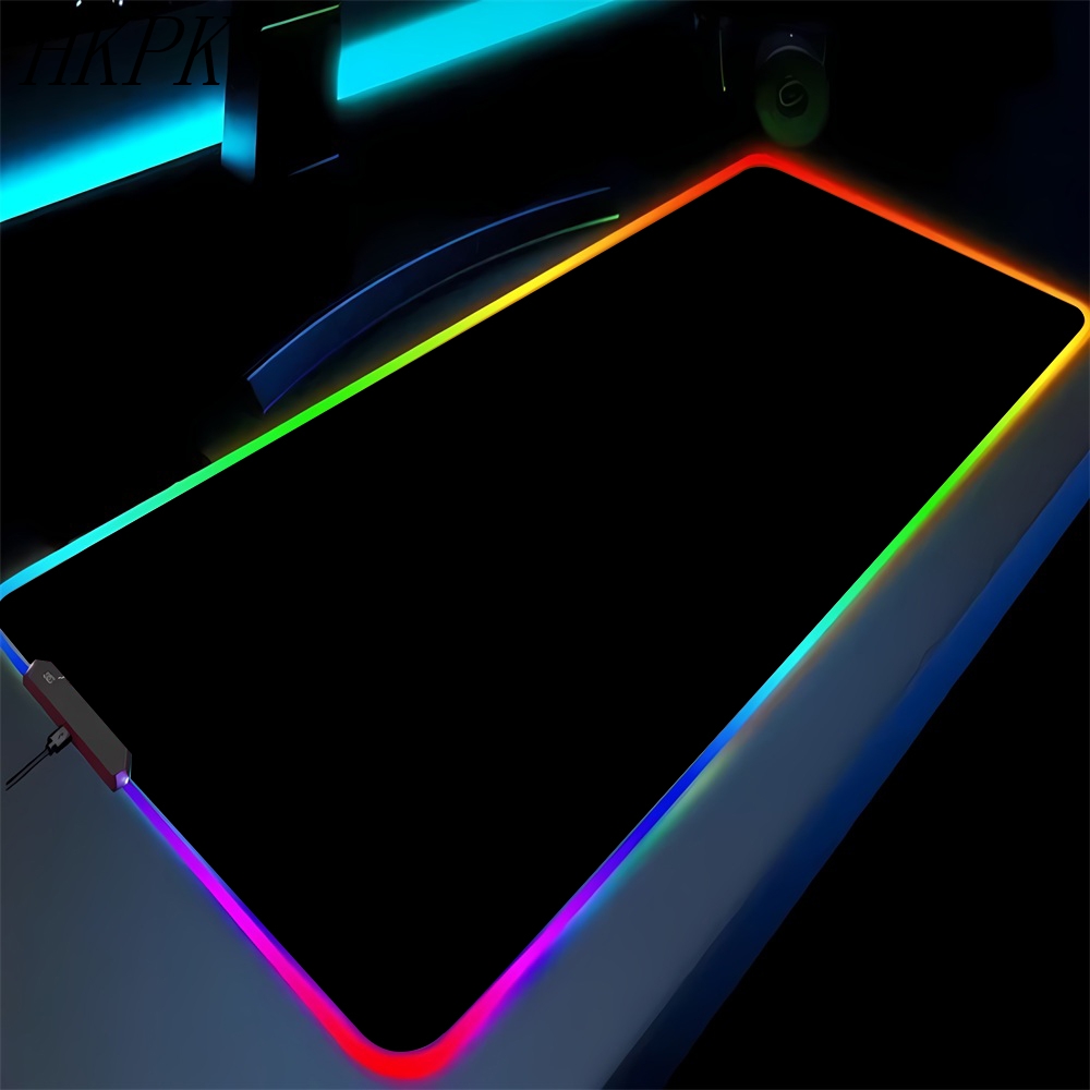 Rgb Keyboard Wrist Rest - Pure Black RGB Non-Slip Gaming Mouse