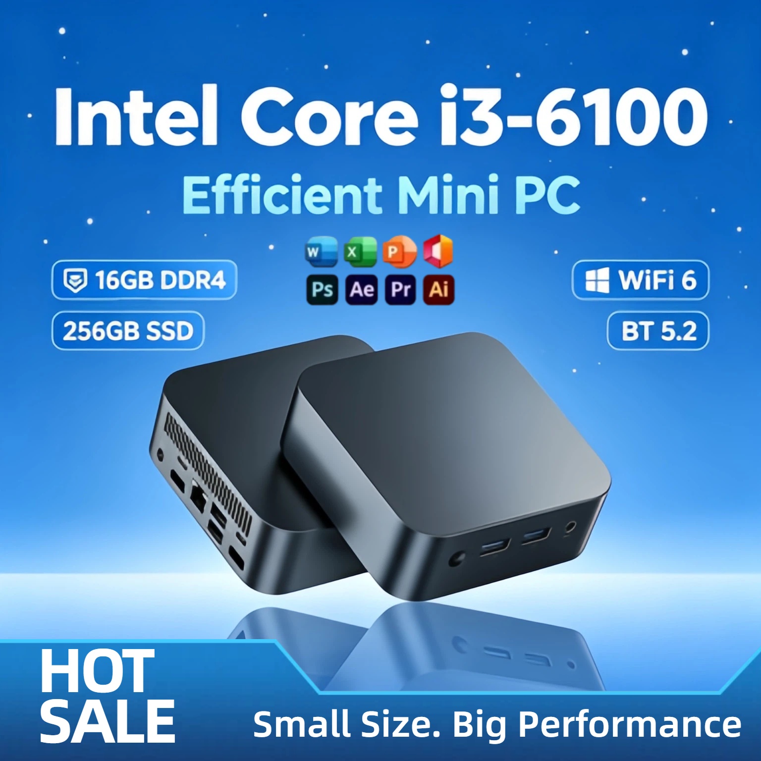 Pc Unit For Gaming - 2026 Intel Core i3 6100 Portable