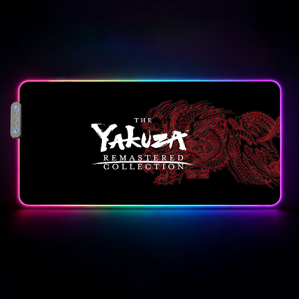 Rgb Keyboard Wrist Rest - Game Y-Yakuza Mouse Pad Waterproof RGB