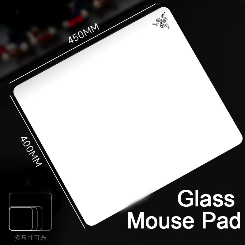 Rgb Keyboard Wrist Rest - Minimalist Photovoltaic Glass Mouse Pad -