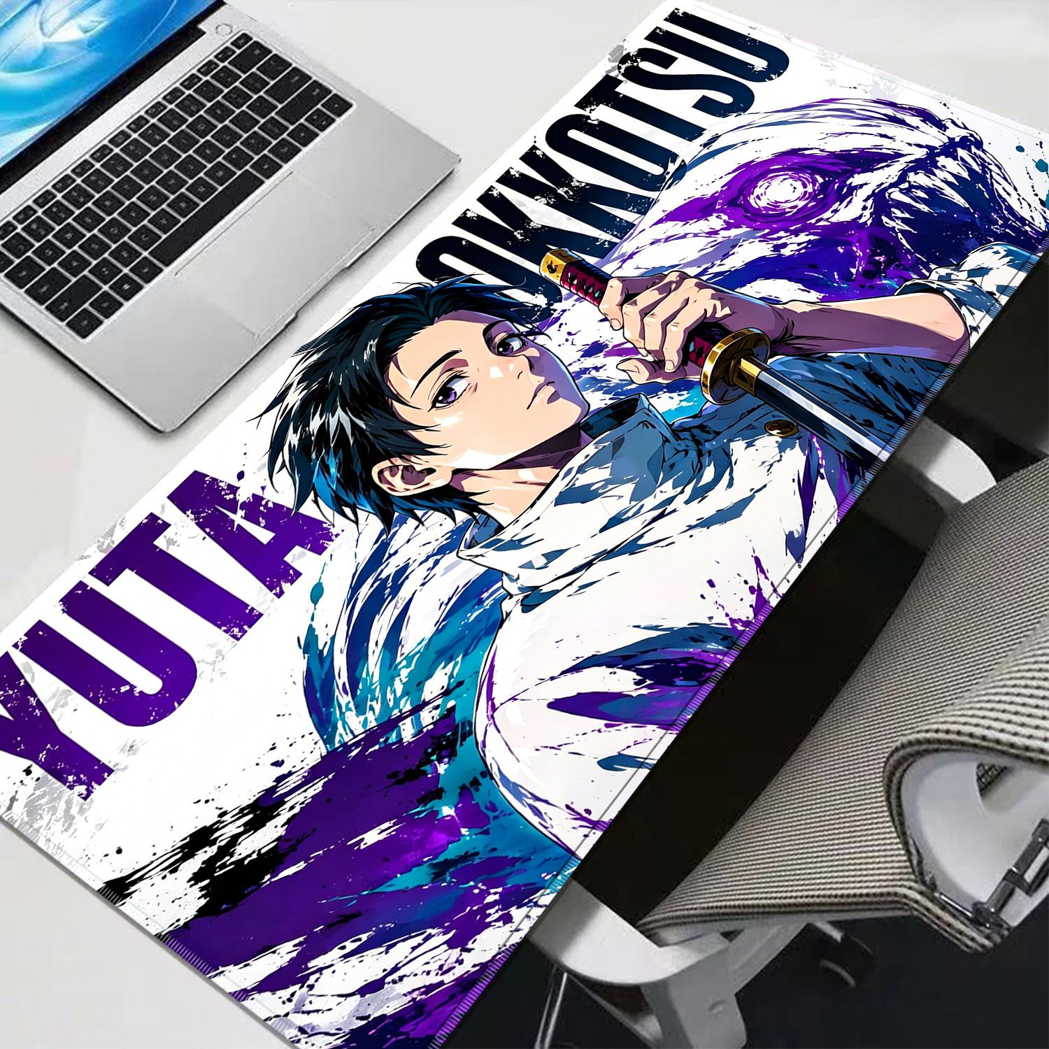 Pc Gaming Essentials - HD Anime Purple Mouse Pads Yuta