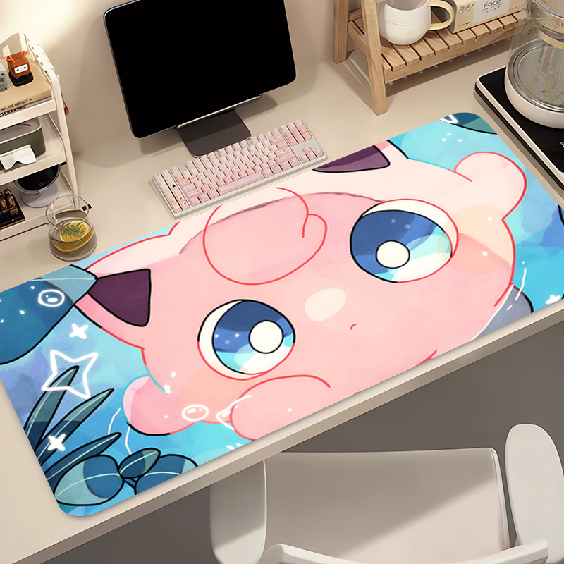 Pc Gaming Desk - Anime Mouse Pad 90x40cm Pokemon Jigglypuff