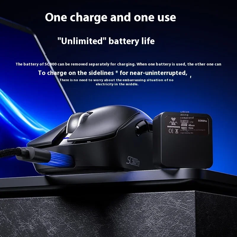 Pc Gaming Simulator - AULA SC900 Mouse Mouse Paw3950 Tri