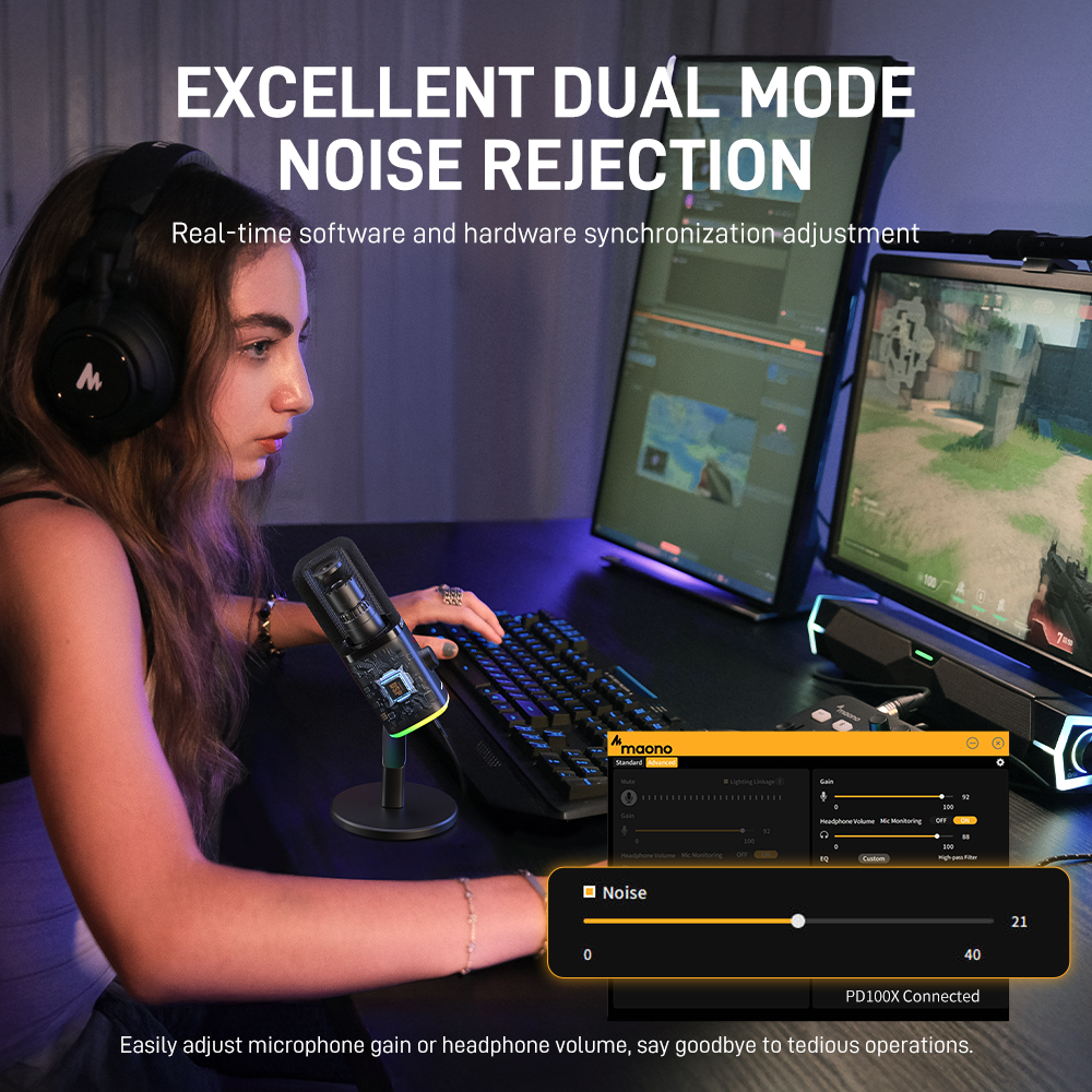 Maono PD100X Gaming Microphone - Gaming Controller recension och pris