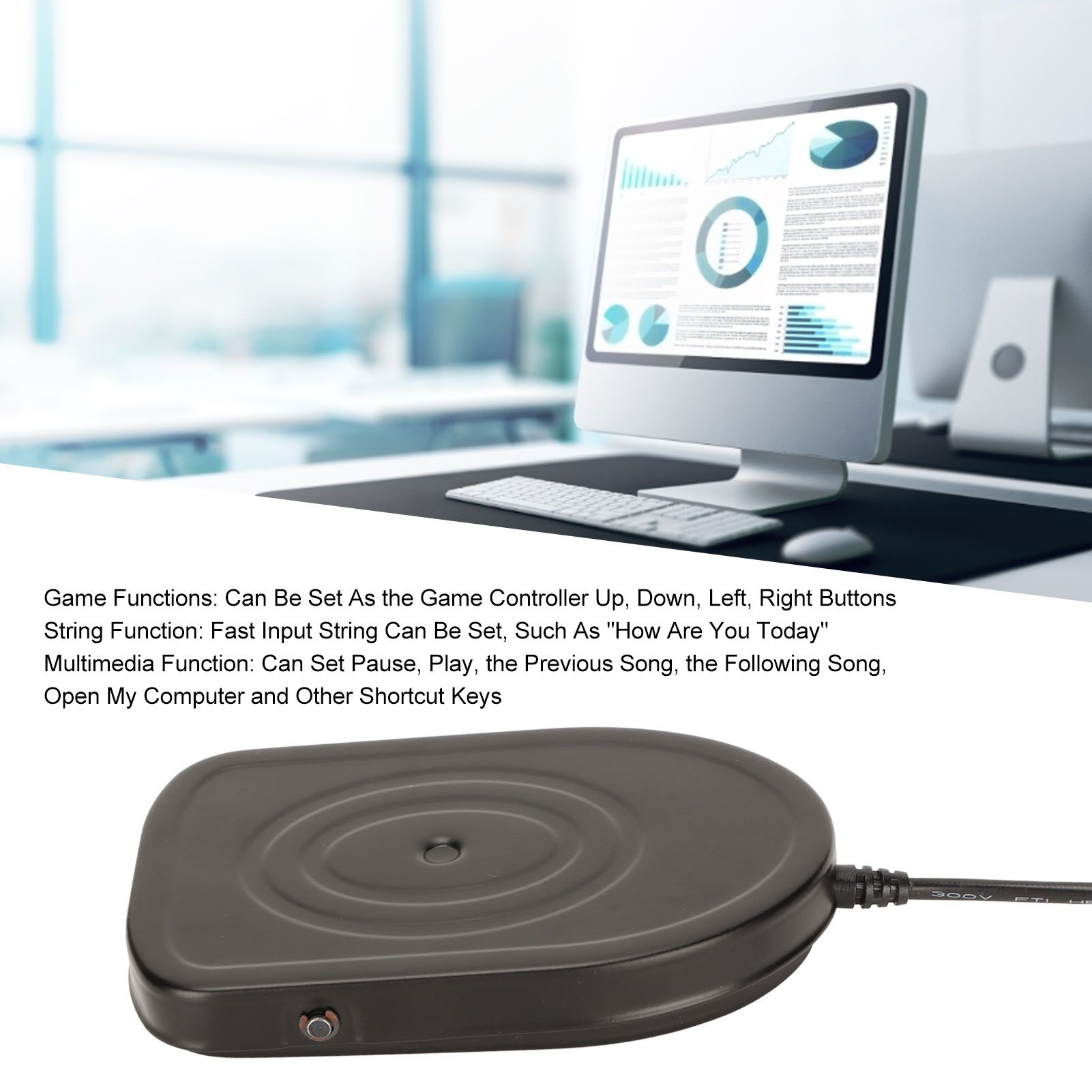 Gaming Foot Pedal Multi Functi - Gaming Controller recension och pris