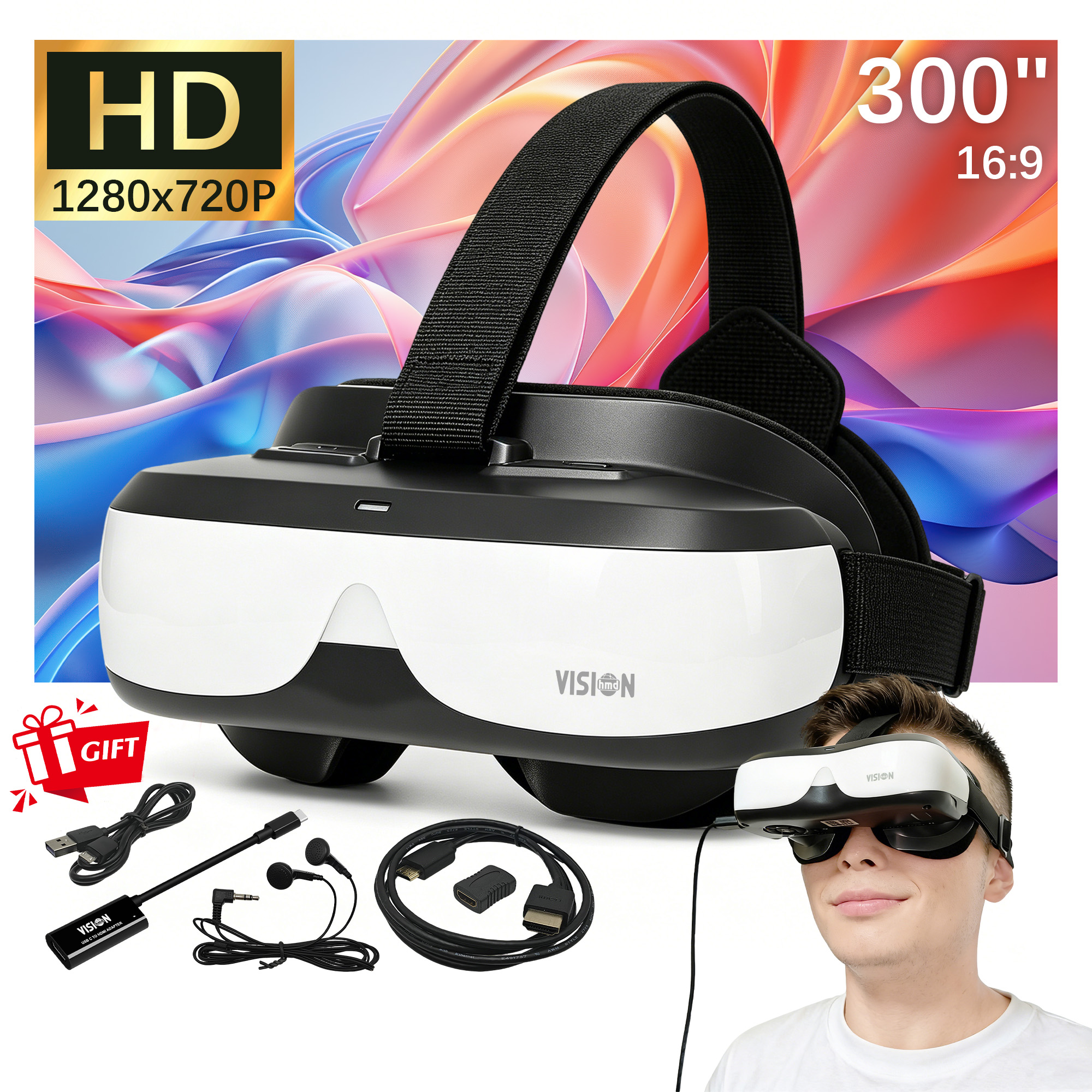 Portable Head Mounted Display  - Pc Gaming Simulator recension och pris