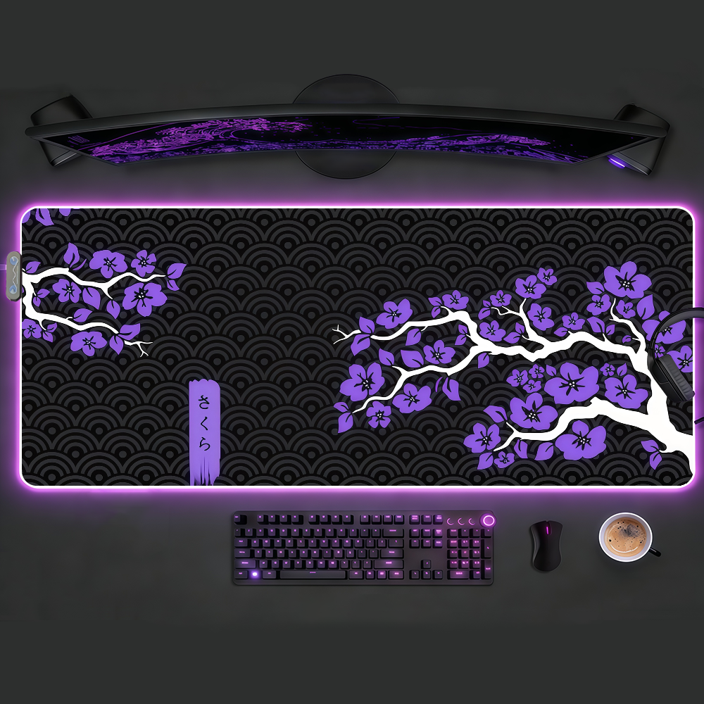 Japan Sakura   Mouse Pad Water - Rgb Keyboard Wrist Rest recension och pris