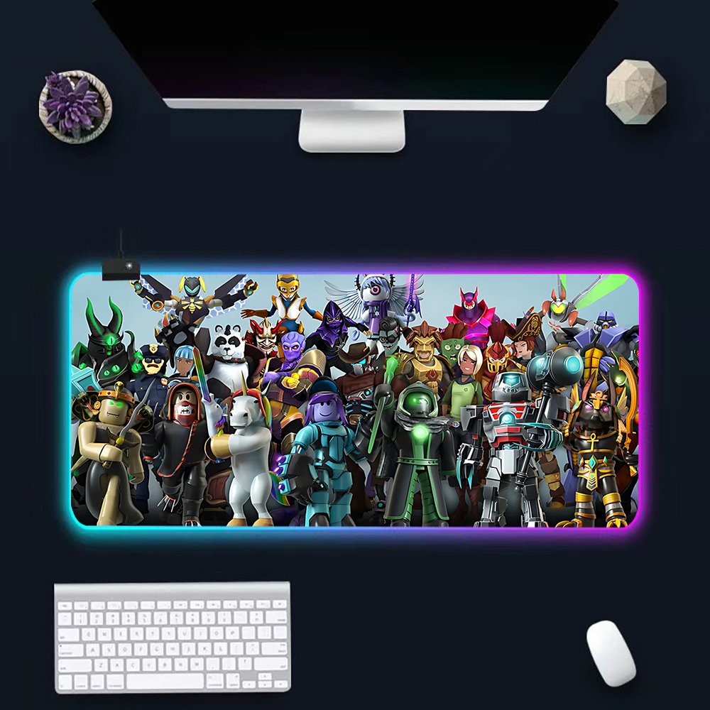 Hot game R-robloxs Cartoon RGB - Rgb Keyboard Wrist Rest recension och pris