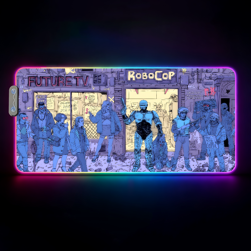 Movie R-Robocop   Mouse Pad Wa - Rgb Keyboard Wrist Rest recension och pris