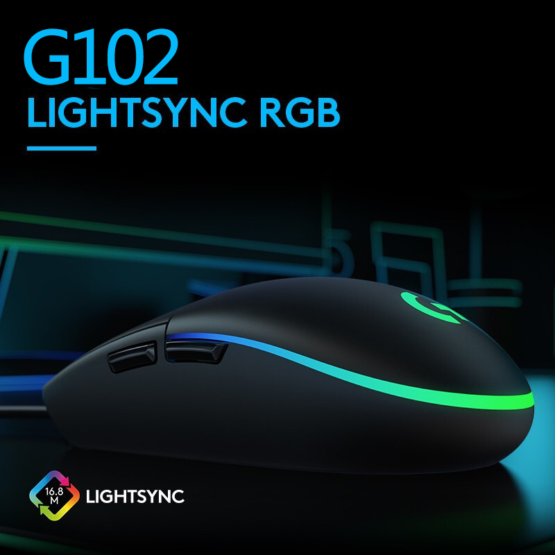 Logitech G102 USB Wired Gaming - Pc Gaming Logitech recension och pris