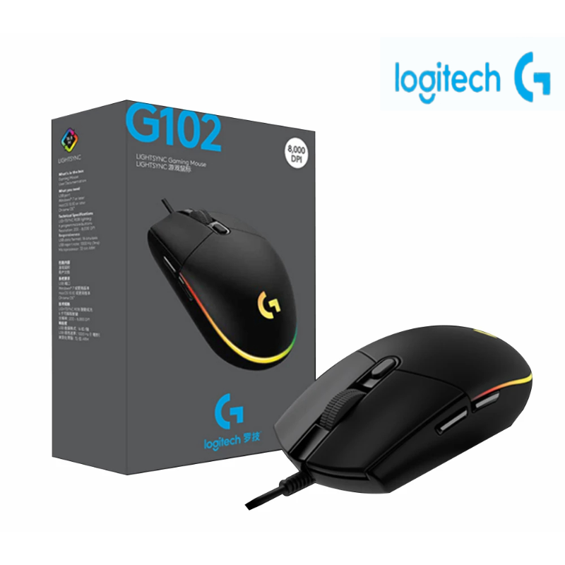 Logitech G102 USB Wired Gaming - Pc Gaming Logitech recension och pris