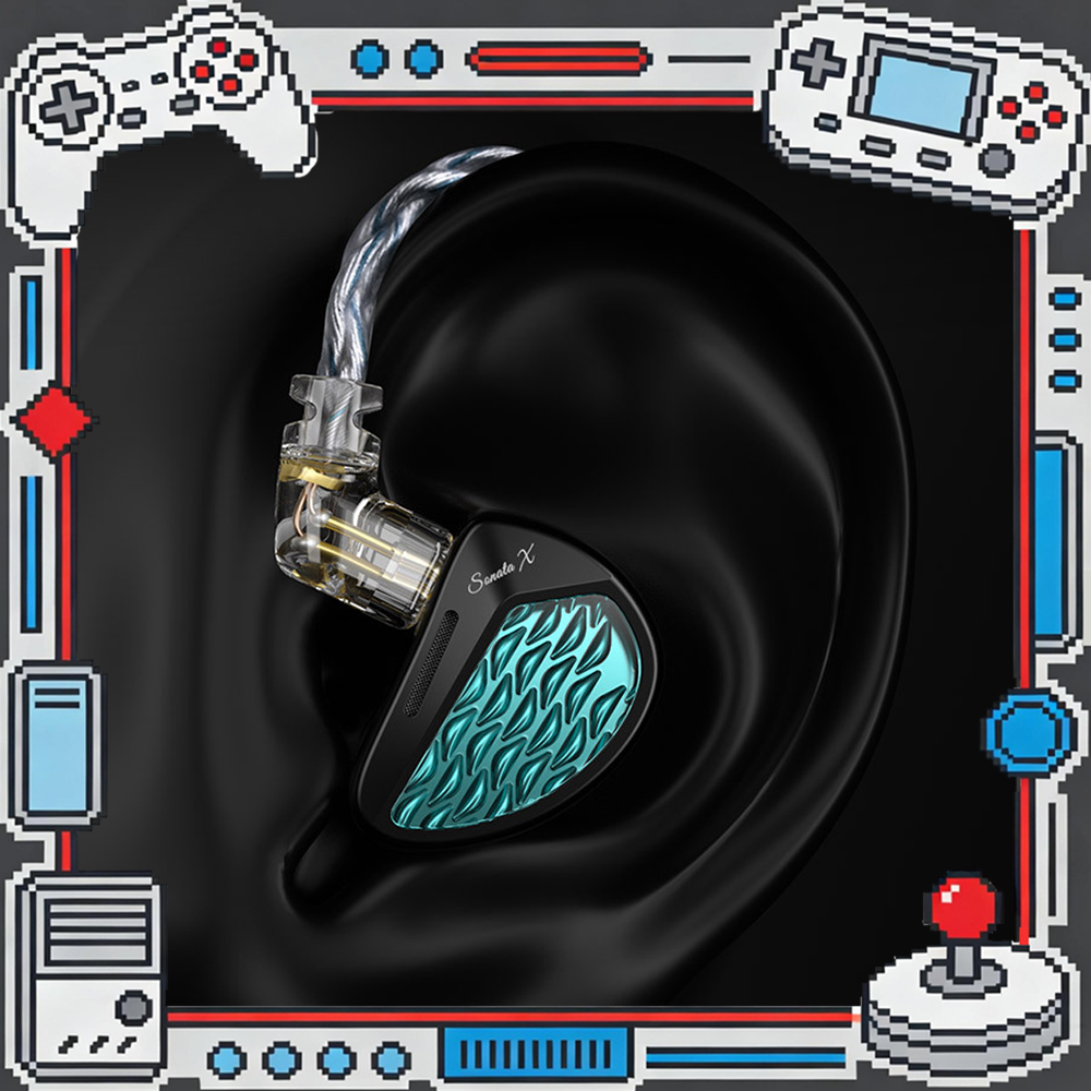 KZ Sonata X In-Ear Monitor Ear - Pc Unit For Gaming recension och pris