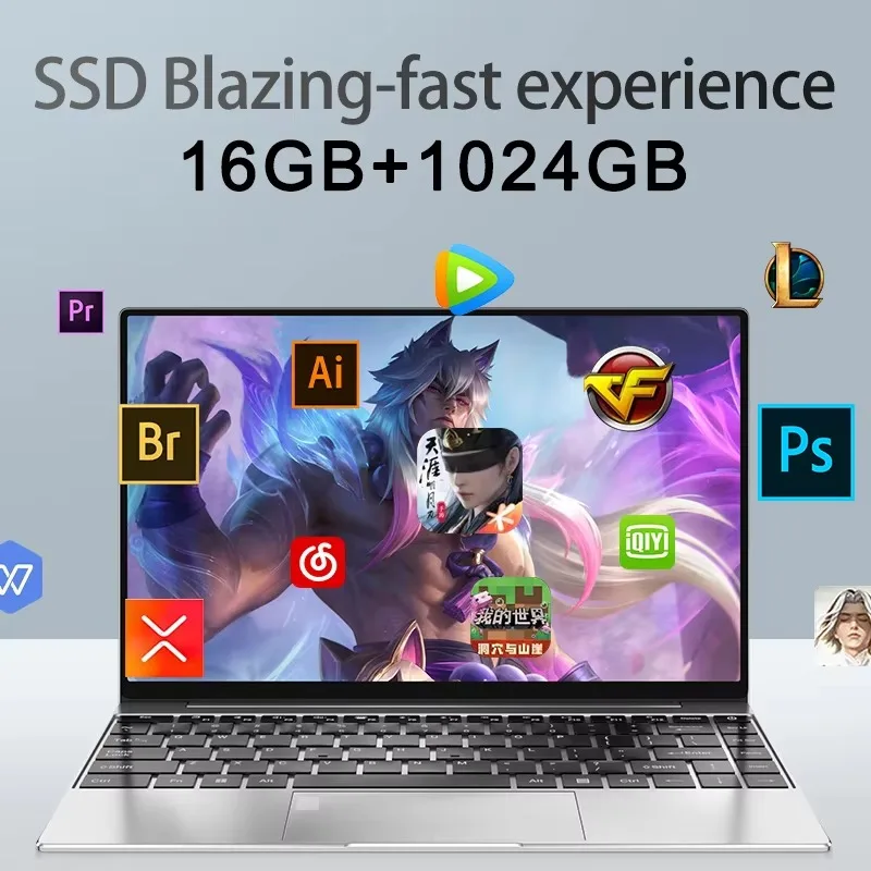 New Ultra Slim Laptop 15.6 16G - Pc Gaming Usa recension och pris