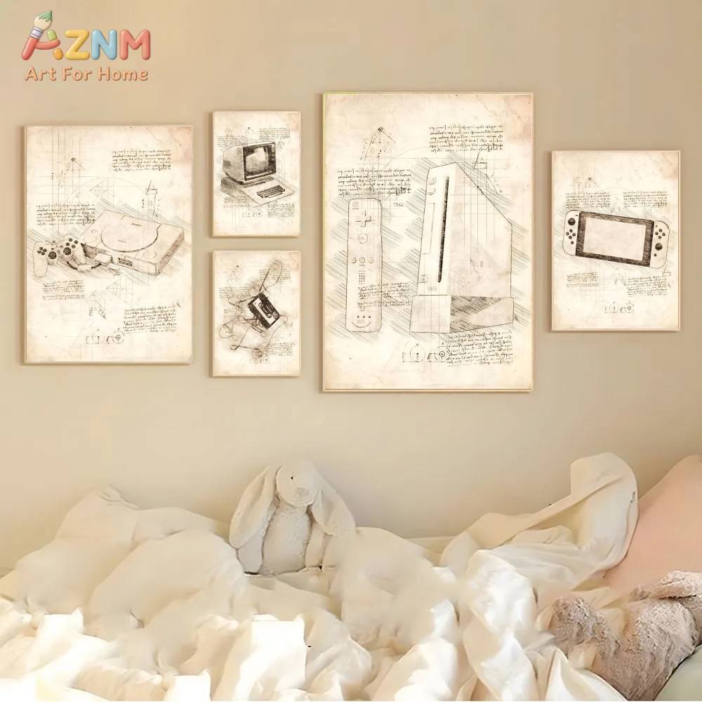 AZNM Vintage Game Console Sket - Gaming Controller recension och pris