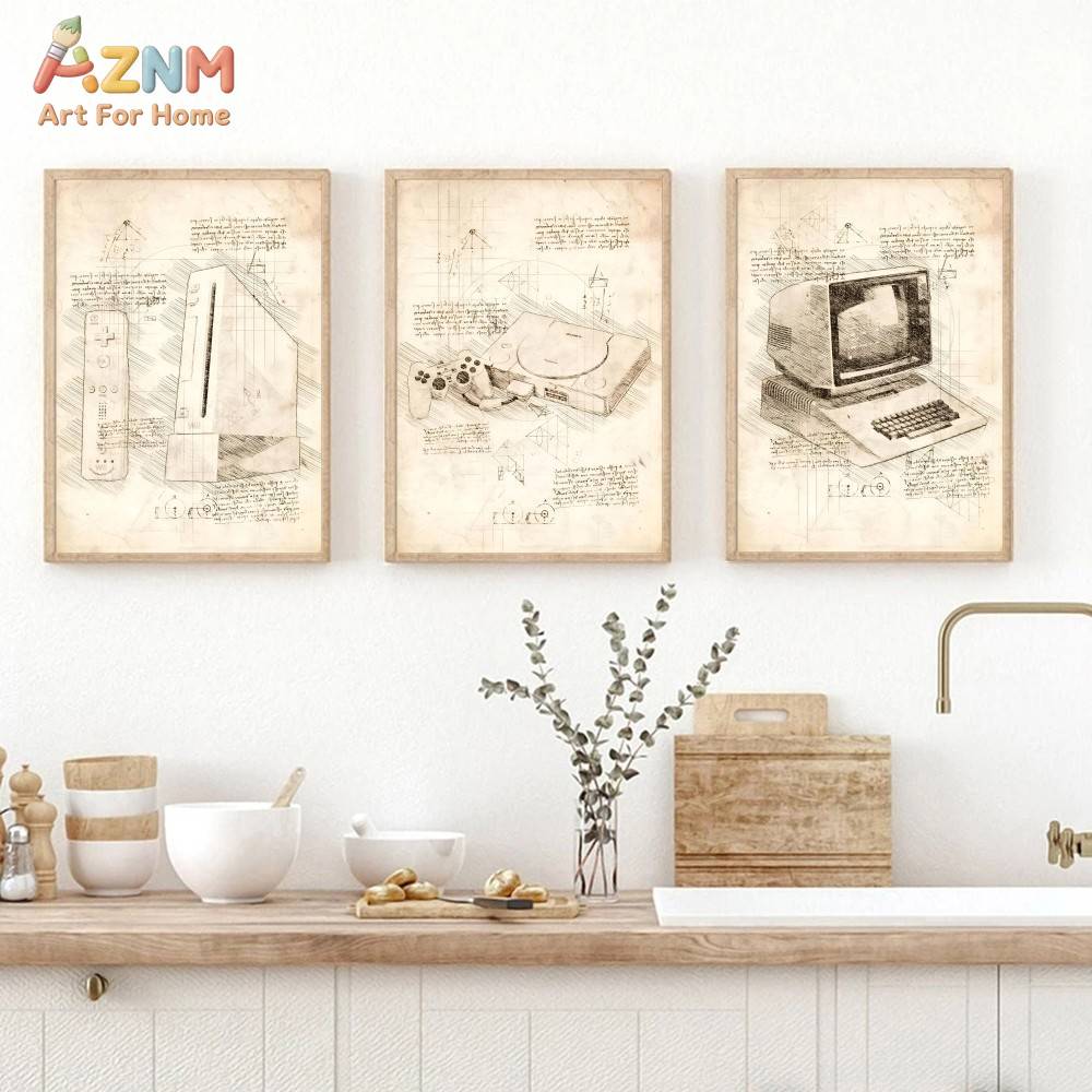 AZNM Vintage Game Console Sket - Gaming Controller recension och pris