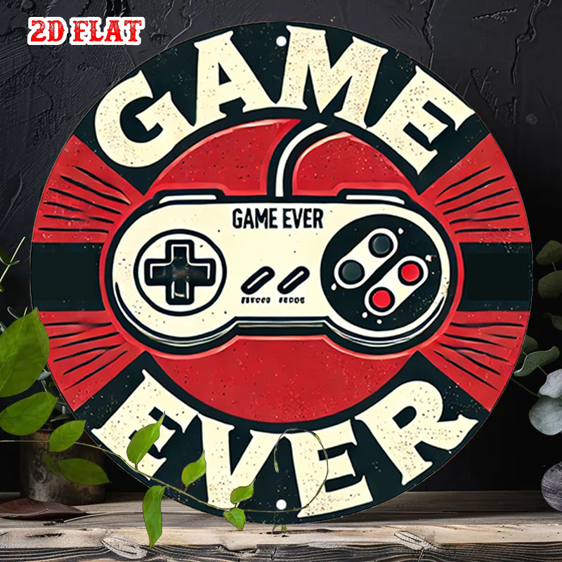 2D Flat 1pc Retro Gaming Round - Gaming Controller recension och pris