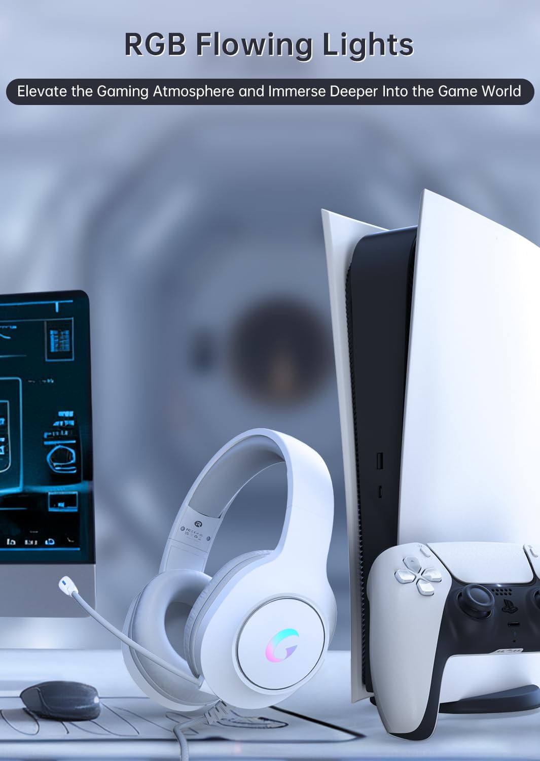 Gaming Headset With 7.1 Surrou - Pc Gaming Usa recension och pris