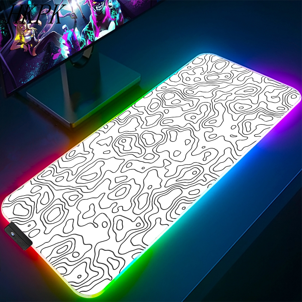 90x40cm Black And White Line R - Rgb Keyboard Wrist Rest recension och pris