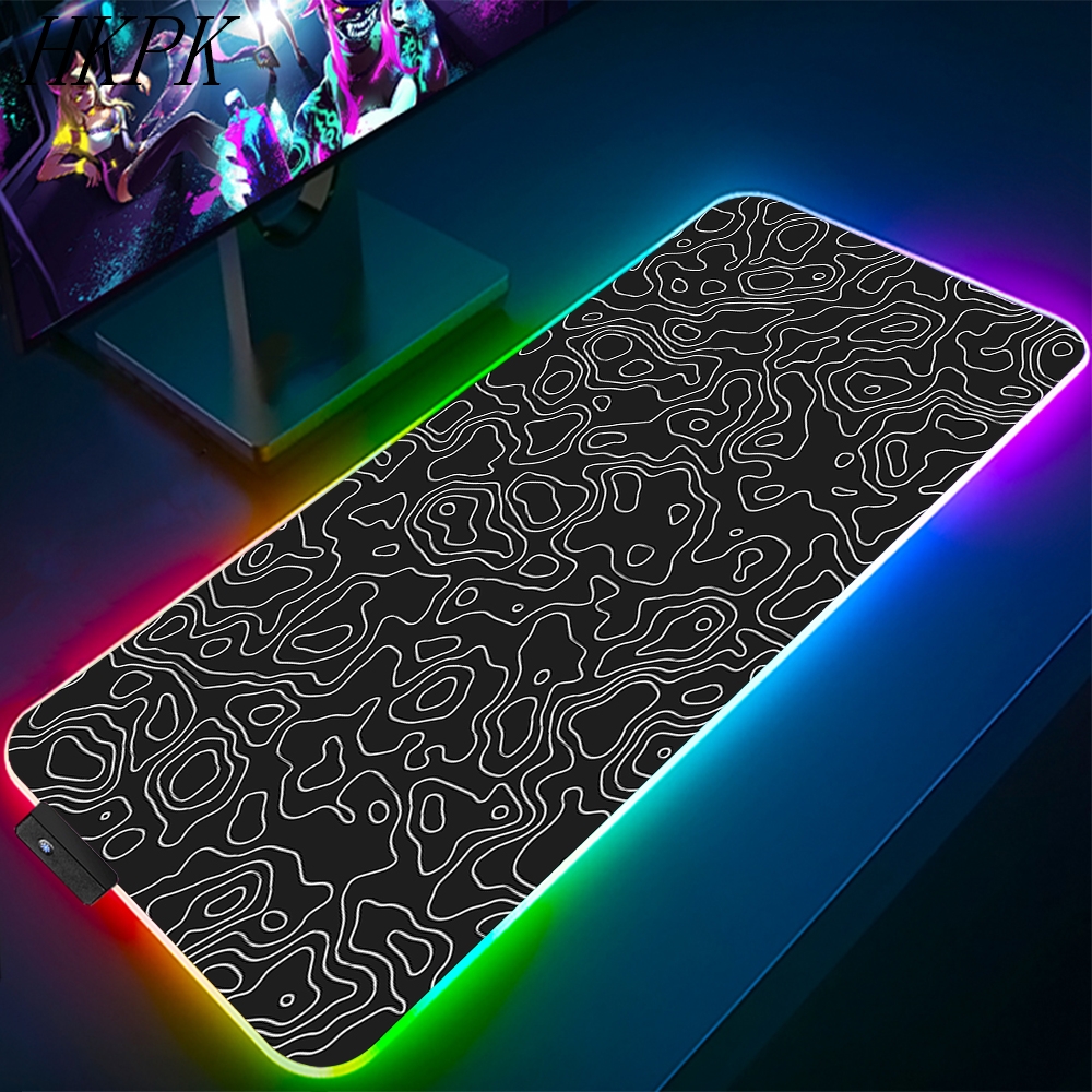 90x40cm Black And White Line R - Rgb Keyboard Wrist Rest recension och pris