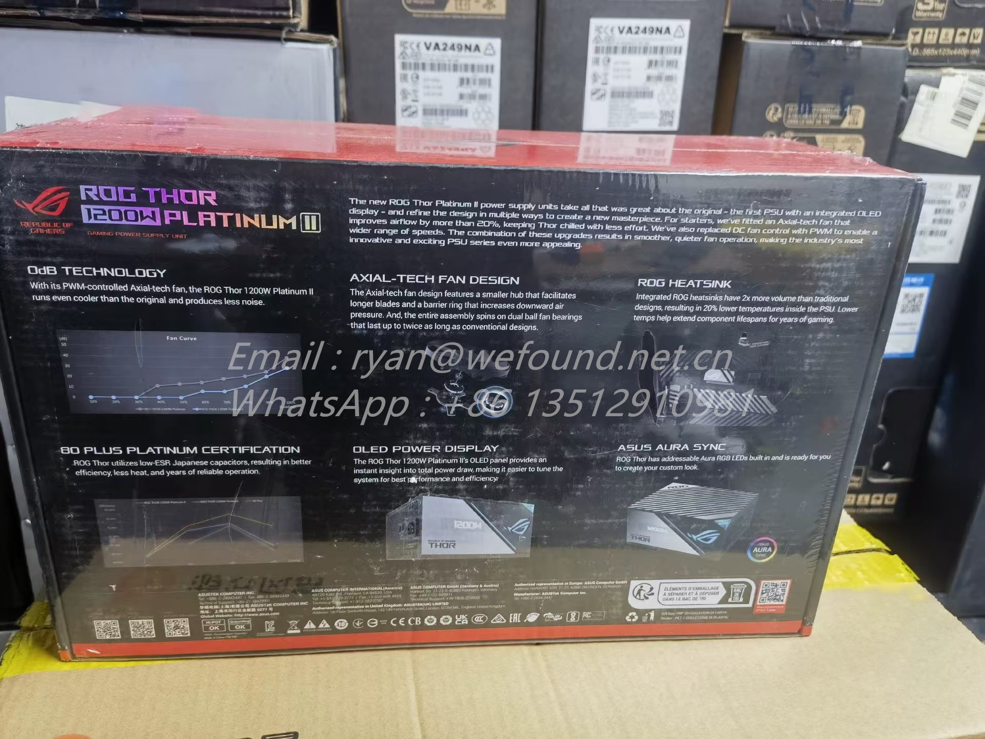 For ROG THOR 1200P2 1200W Plat - Pc Unit For Gaming recension och pris