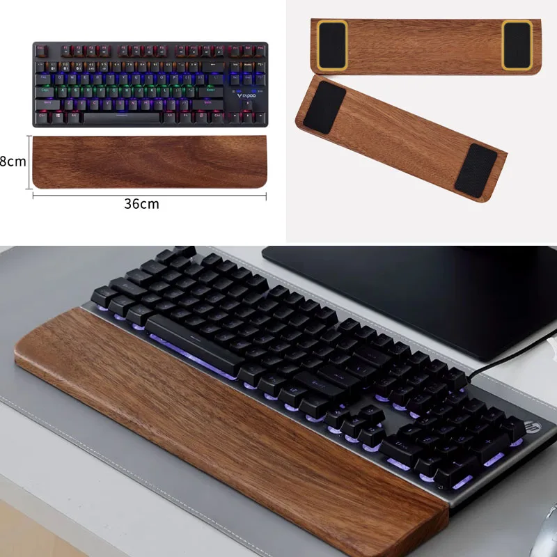Solid Wood Keyboard Palm Rest  - Rgb Keyboard Wrist Rest recension och pris