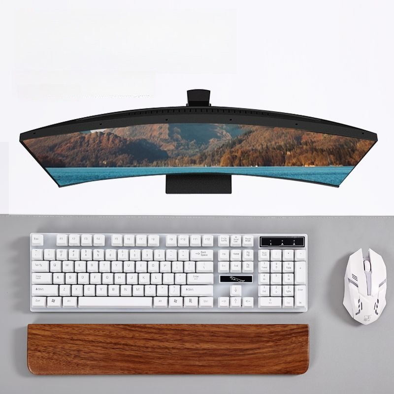 Solid Wood Keyboard Palm Rest  - Rgb Keyboard Wrist Rest recension och pris