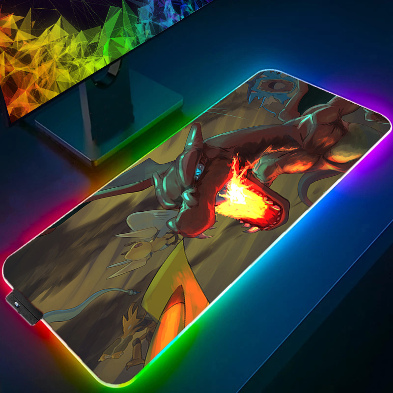LED Light Mouse Pad Desk Mat G - Rgb Keyboard Wrist Rest recension och pris