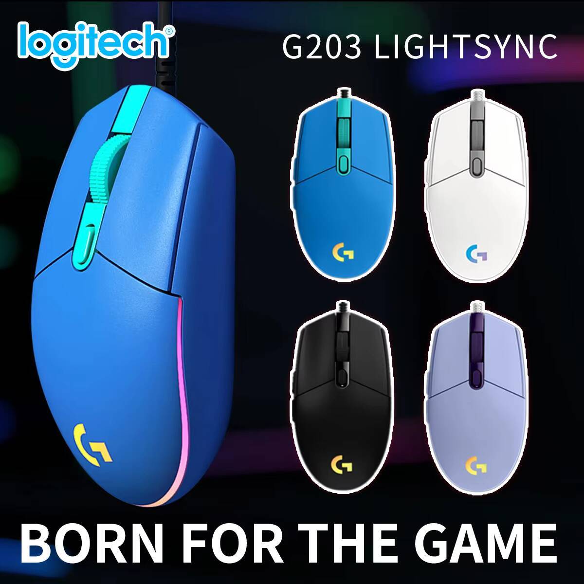 Logitech G203 Gaming Mouse LIG - Pc Gaming Logitech recension och pris