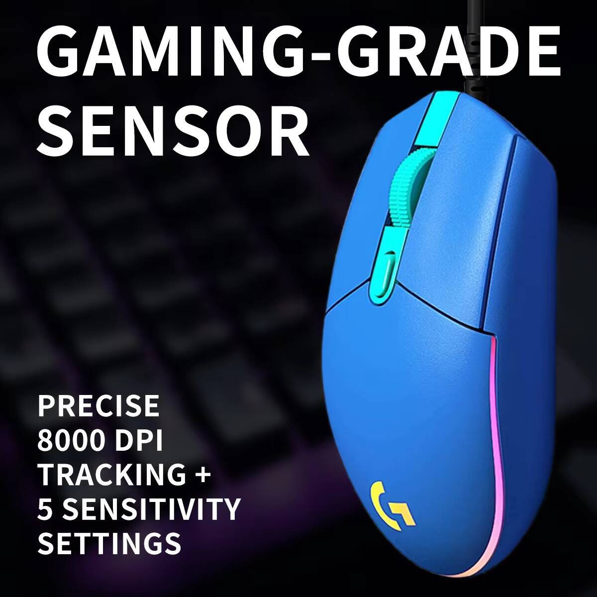 Logitech G203 Gaming Mouse LIG - Pc Gaming Logitech recension och pris