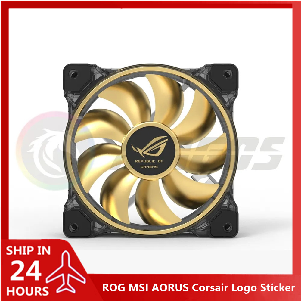 PC Gamer Cabinet Fan Logo Stic - Pc Gaming Essentials recension och pris