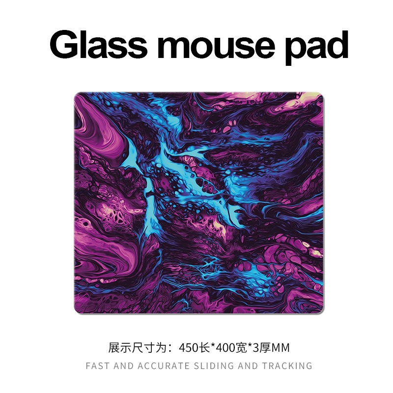 Artistic Line Art Glass Mouse  - Rgb Keyboard Wrist Rest recension och pris