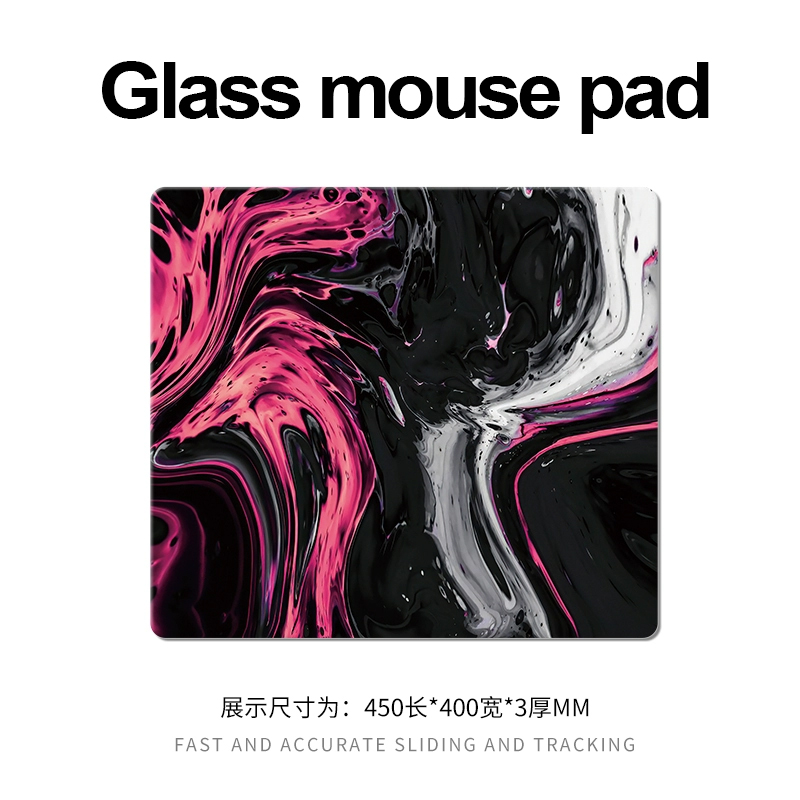 Artistic Line Art Glass Mouse  - Rgb Keyboard Wrist Rest recension och pris