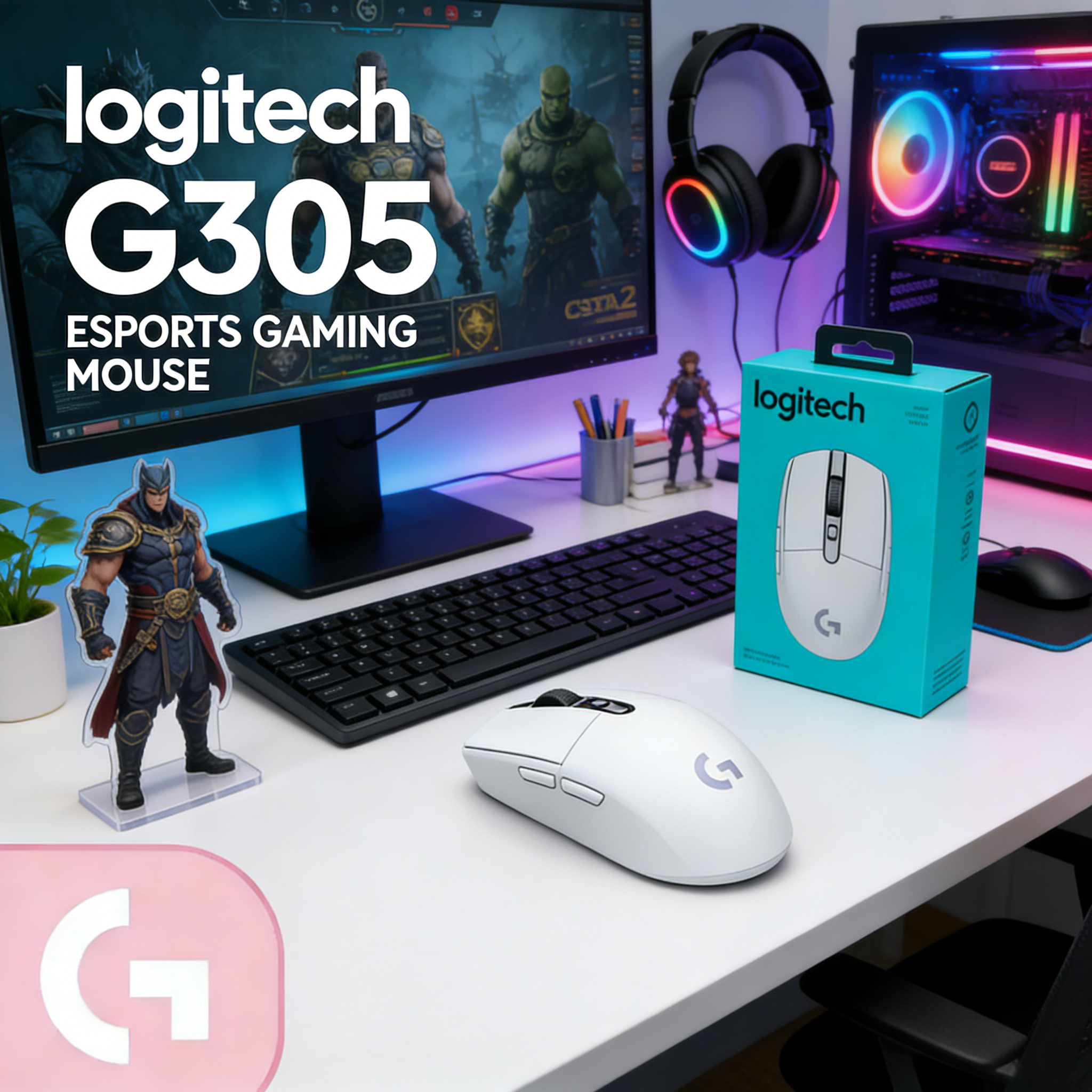 Logitech G305 Daedalus Rex LIG - Pc Gaming Logitech recension och pris
