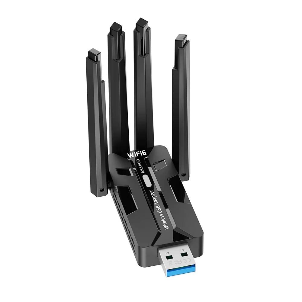 WiFi 6 USB Adapter 1800Mbps Du - Pc Gaming Desk recension och pris