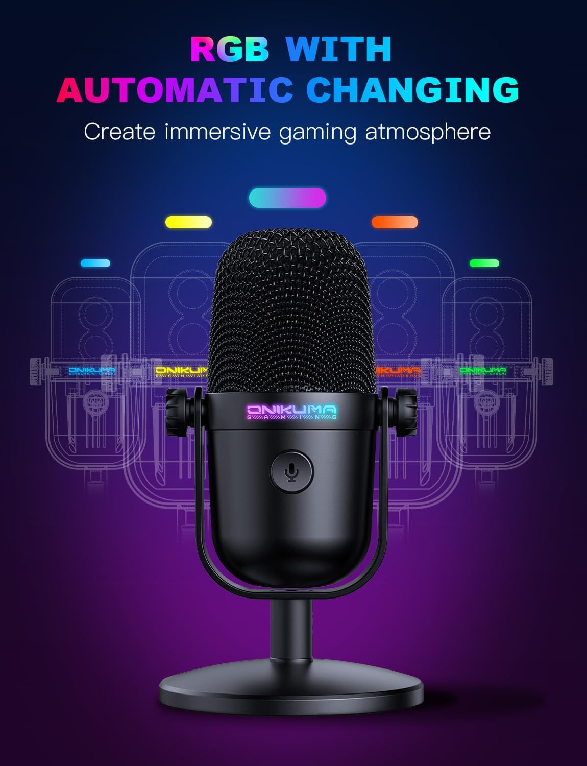 USB Gaming Microphone With Noi - Pc Gaming Usa recension och pris