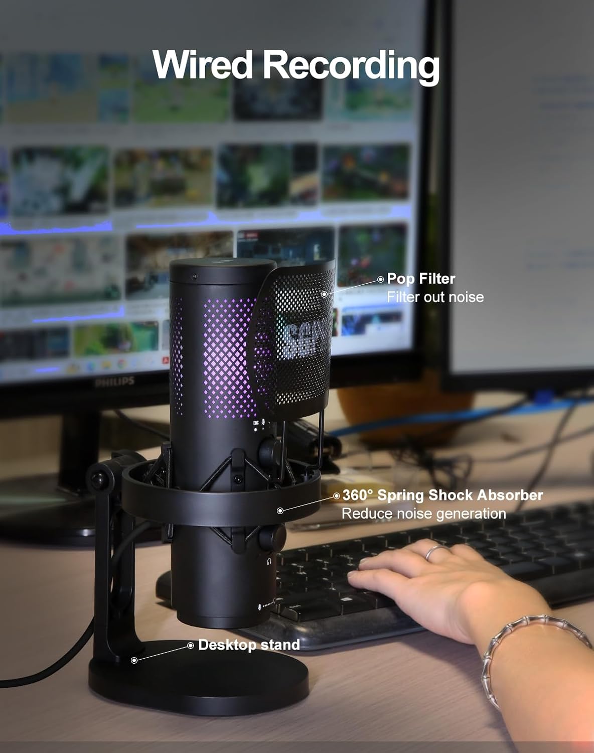 Wireless USB Microphone for St - Pc Gaming Usa recension och pris
