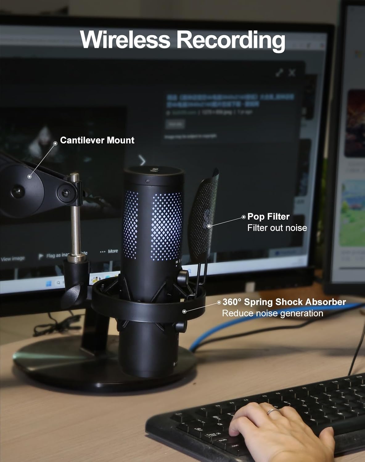 Wireless USB Microphone for St - Pc Gaming Usa recension och pris